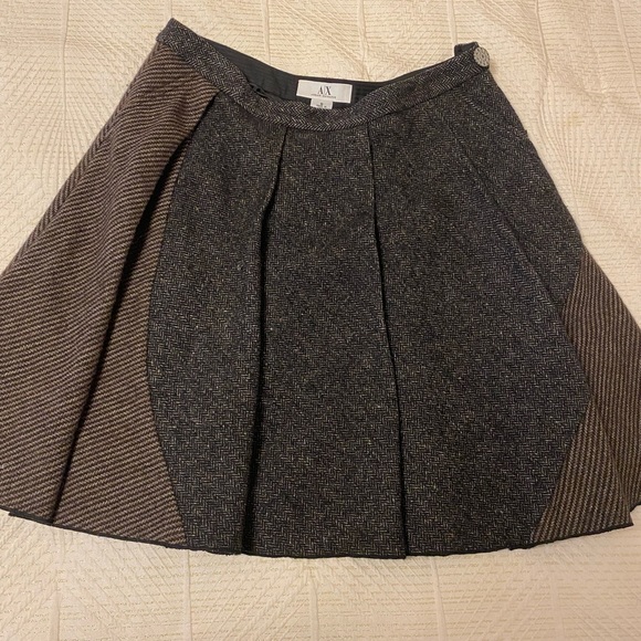Armani Exchange Wool School Girl Skirt - Picture 1 of 2